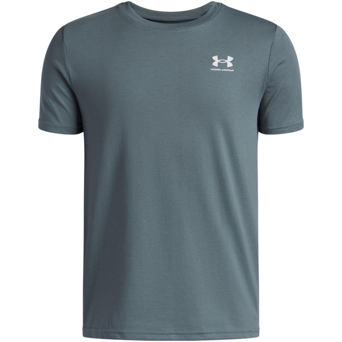 Under Armour Sportstyle Left Chest Trenings T-skjorte Barn Blue