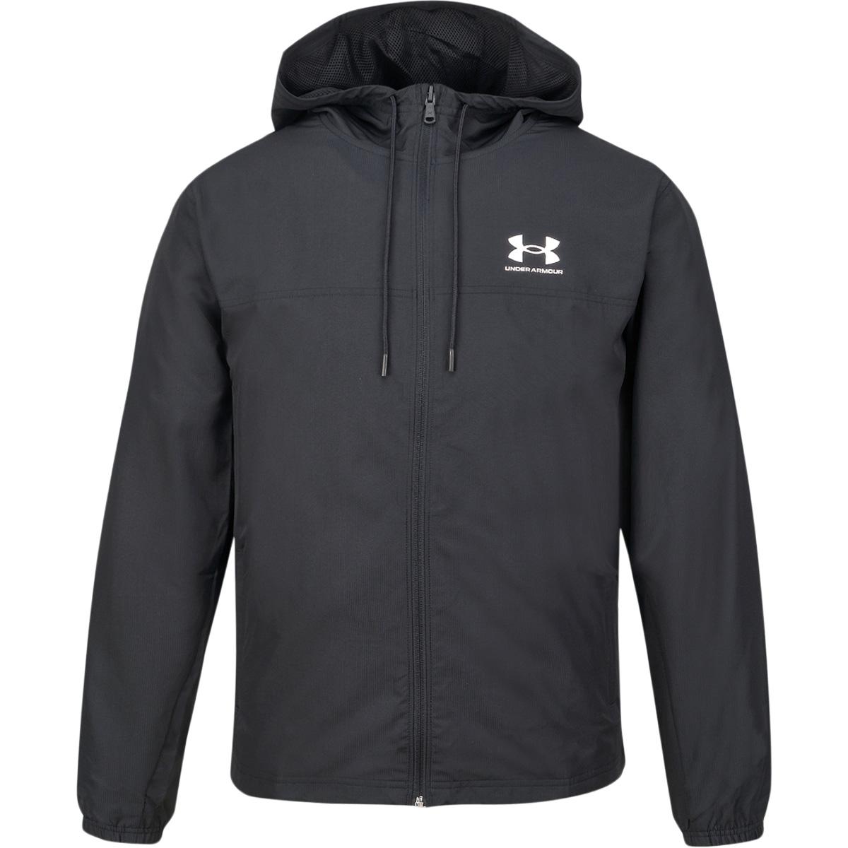 Under Armour Rival Woven Windbreaker Jakke Herre BLACK