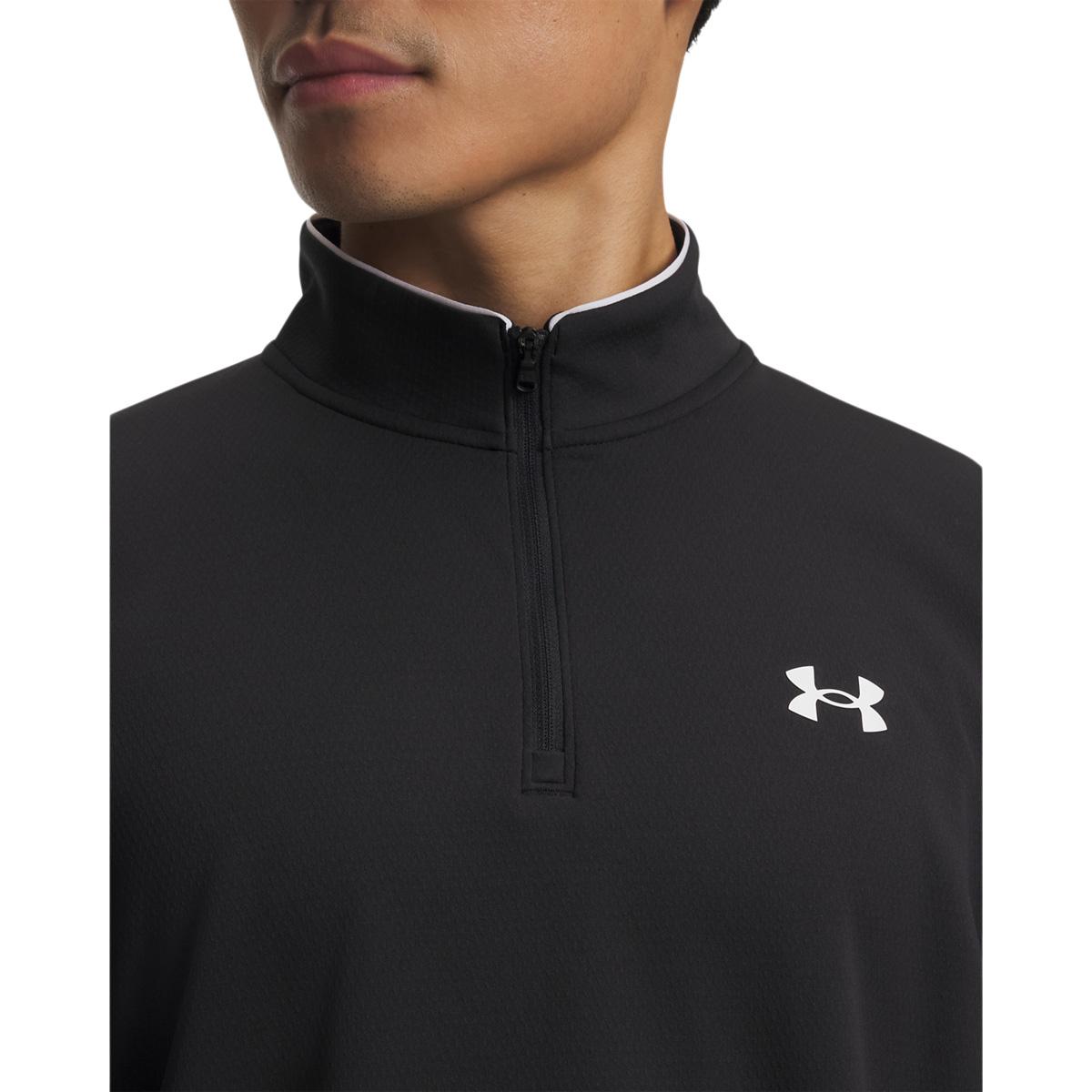 Under Armour MatchPlay Half Zip Golftrøje Herre Black