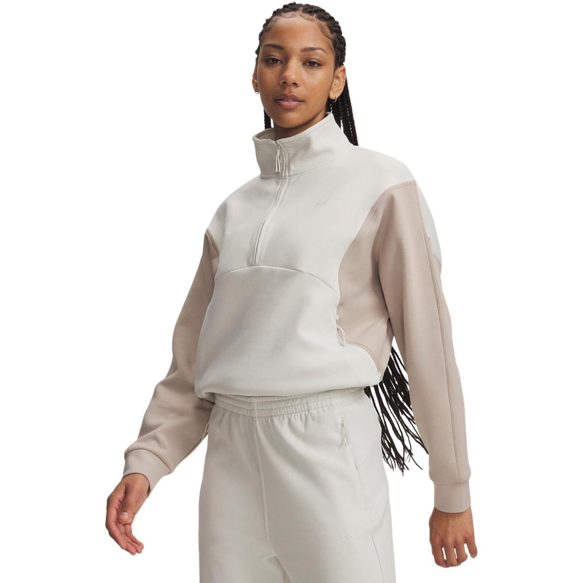 Under Armour Unstoppable Half Zip Trøye Dame Summit White