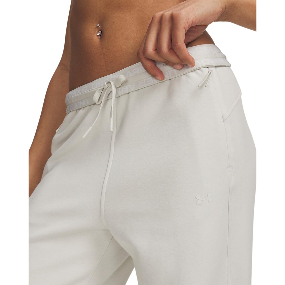 Under Armour Unstoppable Flc Open Joggingbukser Dame Summit White