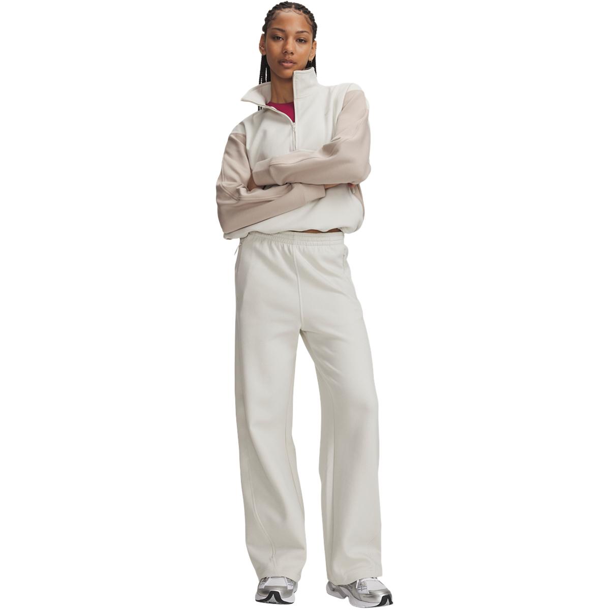 Under Armour Unstoppable Flc Open Joggingbukser Dame Summit White