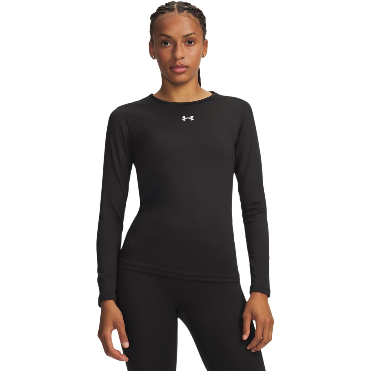 Under Armour Coldgear Crew Baselayer Løpstrøye Dame Ultimate Black