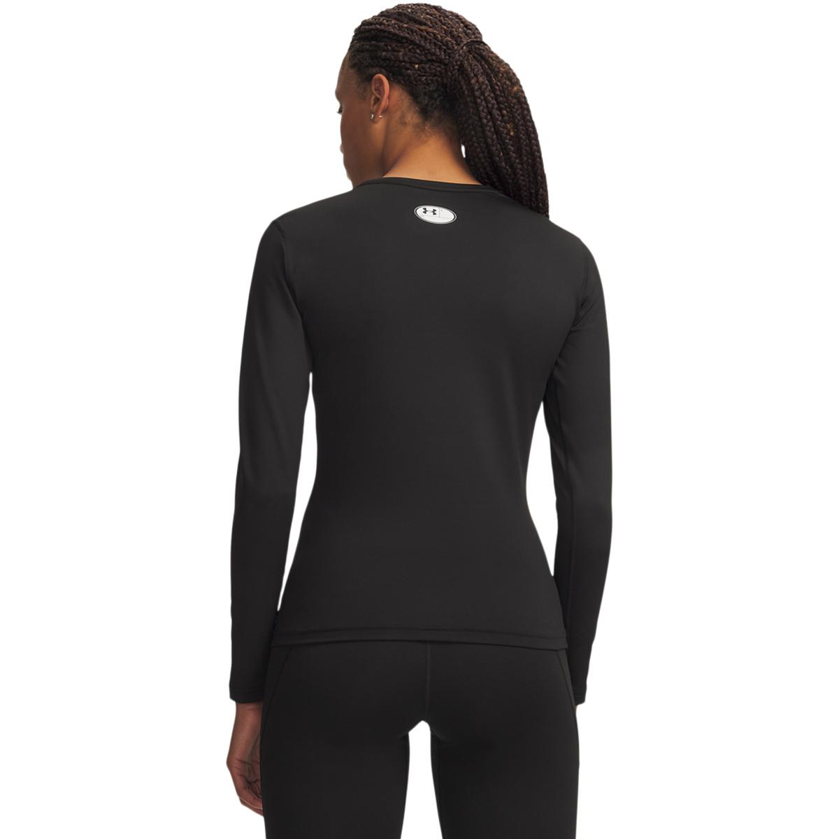 Under Armour Coldgear Crew Baselayer Løpstrøye Dame Ultimate Black