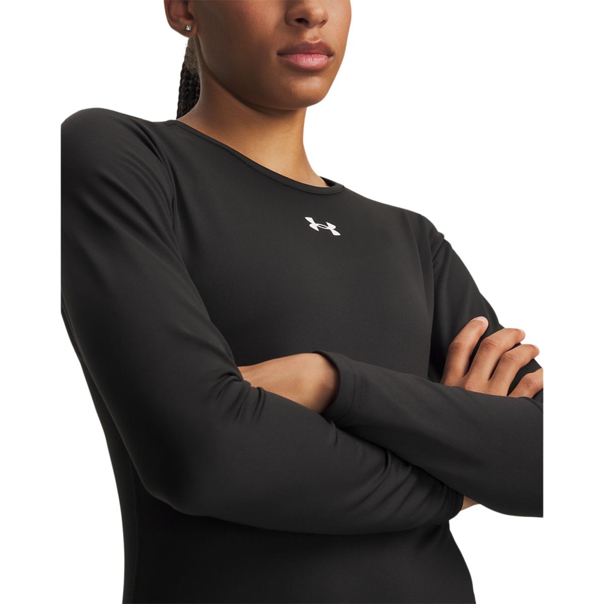 Under Armour Coldgear Crew Baselayer Løpstrøye Dame Ultimate Black