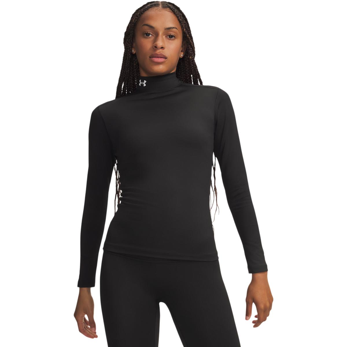 Under Armour Coldgear Mock Baselayer Løpstrøye Dame Ultimate Black
