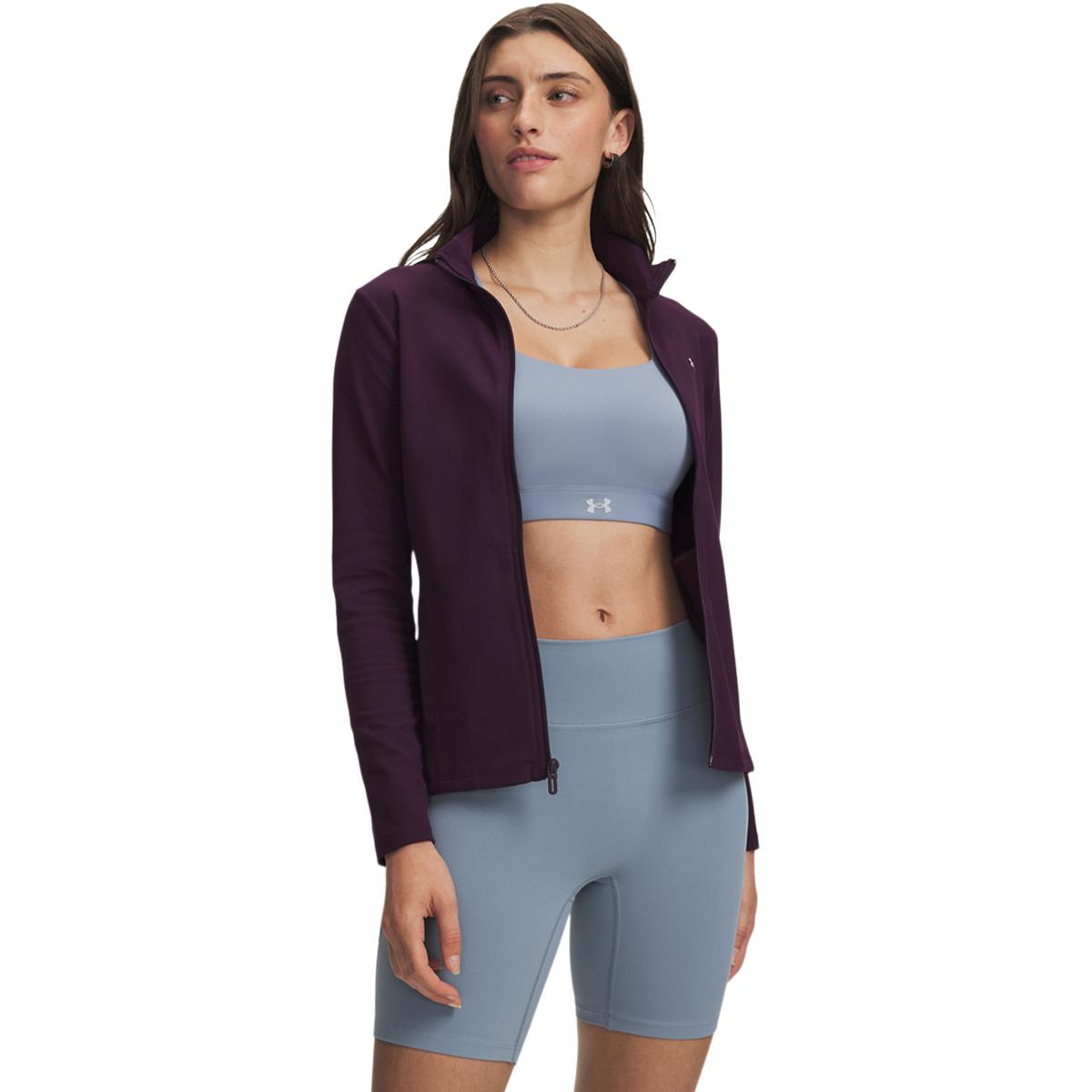Under Armour Motion Full Zip Træningstrøje Dame Purple Echo