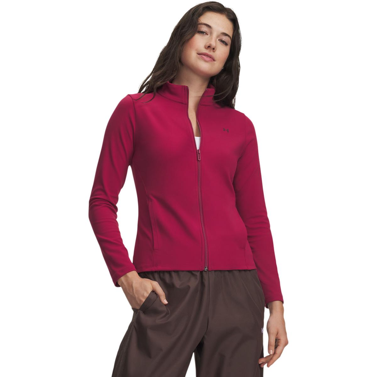 Under Armour Motion Full Zip Treningsgenser Dame Claret