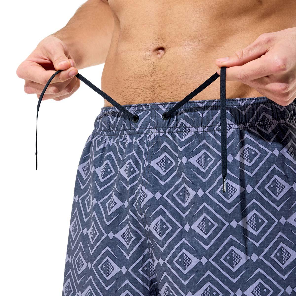 Speedo Print Redondo Edge 14" Badeshorts Herre GREY LEAD