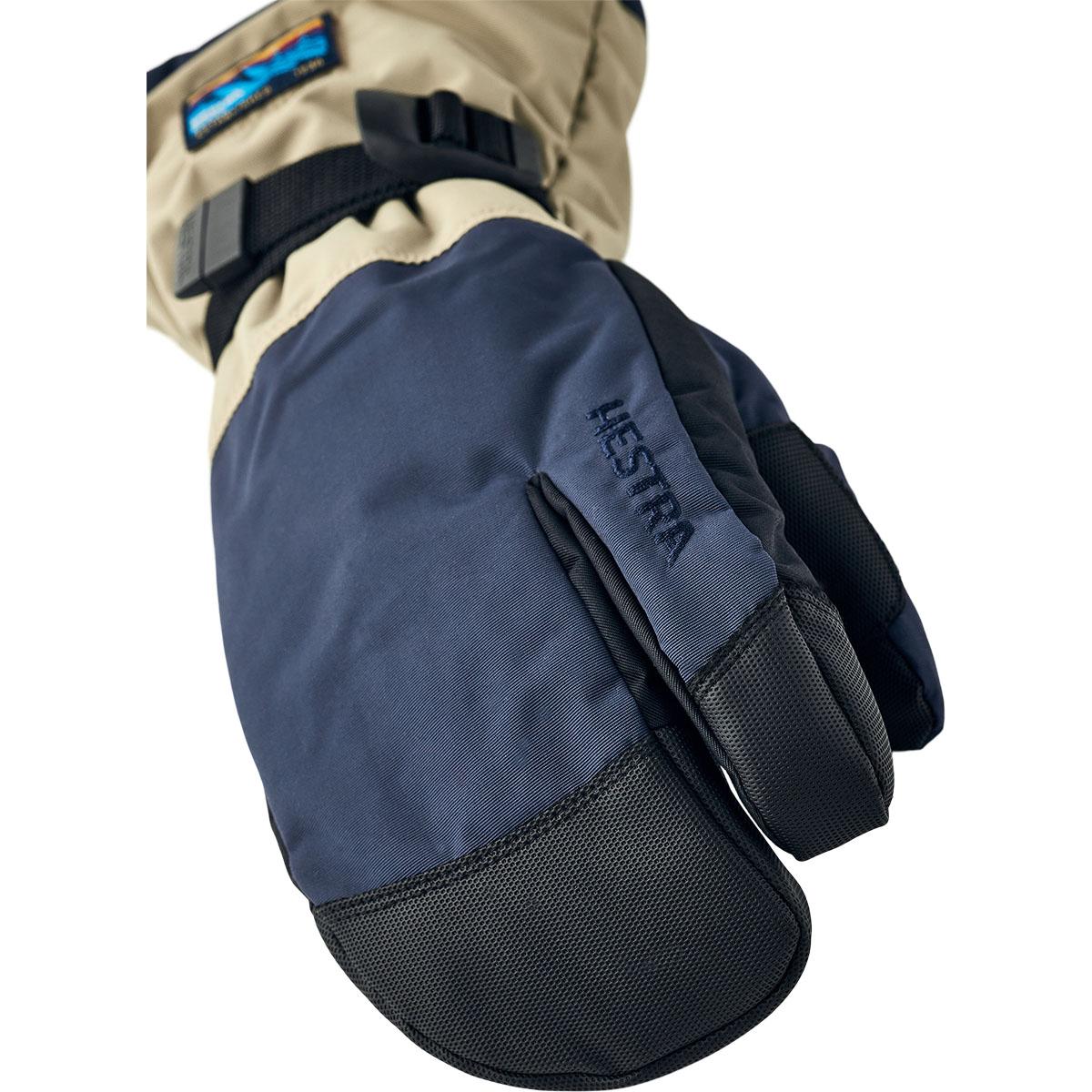 Hestra Gauntlet Sr. 3-Finger Skihansker Dark Navy/Beige