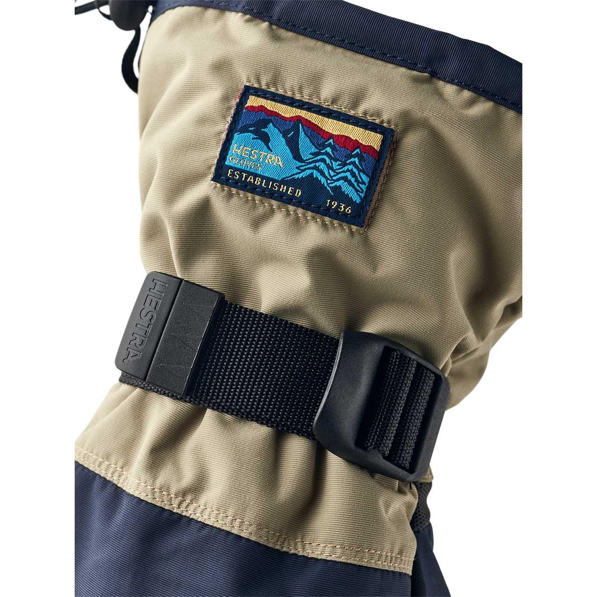 Hestra Gauntlet Sr. 3-Finger Skihansker Dark Navy/Beige