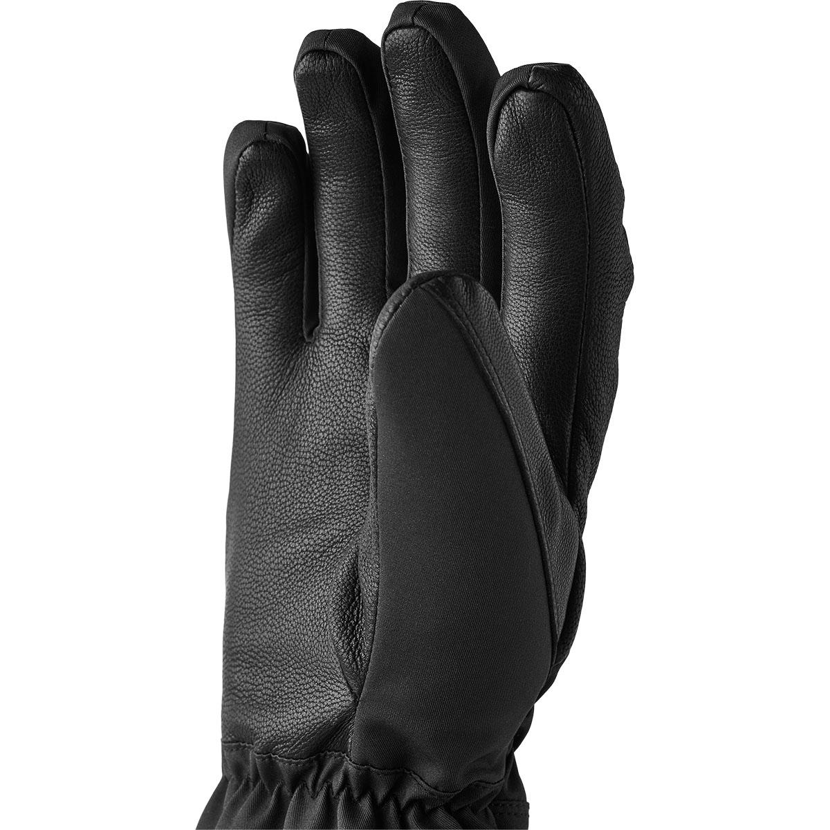Hestra Primaloft Leather Skihandsker Dame Svart