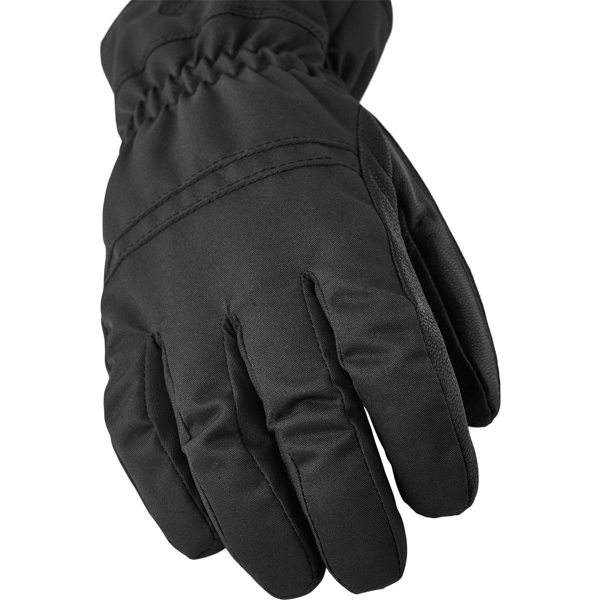 Hestra Primaloft Leather Skihandsker Dame Svart