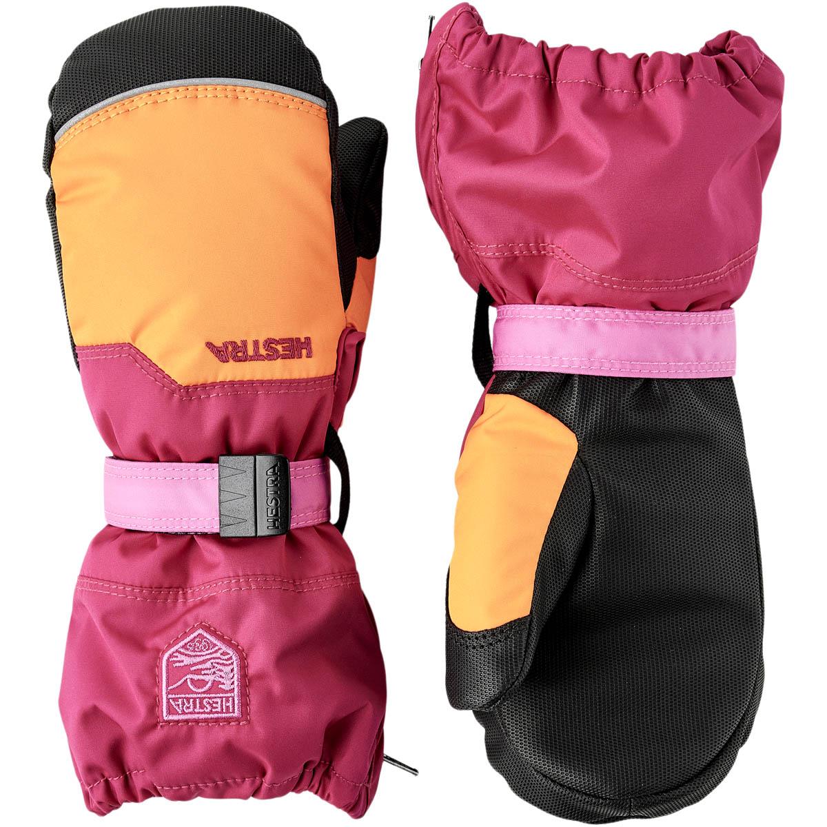 Hestra Baby Zip Votter Barn Orange/Orchid