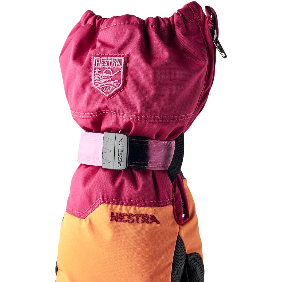 Hestra Baby Zip Votter Barn Orange/Orchid