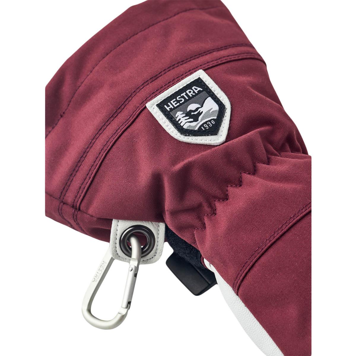 Hestra Army Leather Heli Skihansker Herre Bordeaux