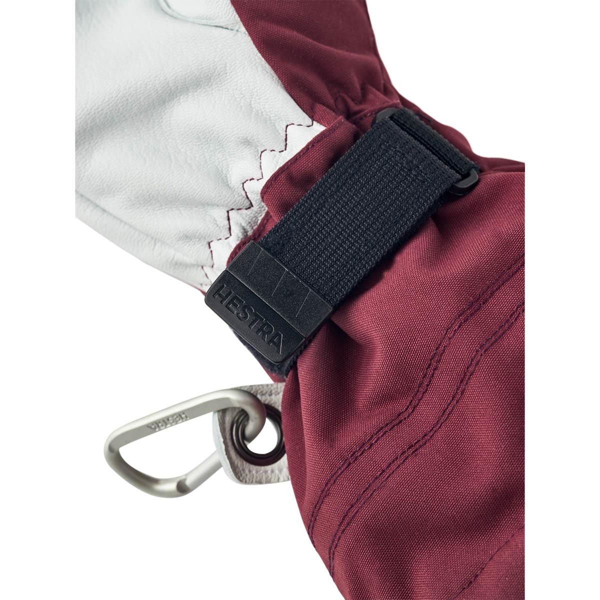 Hestra Army Leather Heli Skihansker Herre Bordeaux
