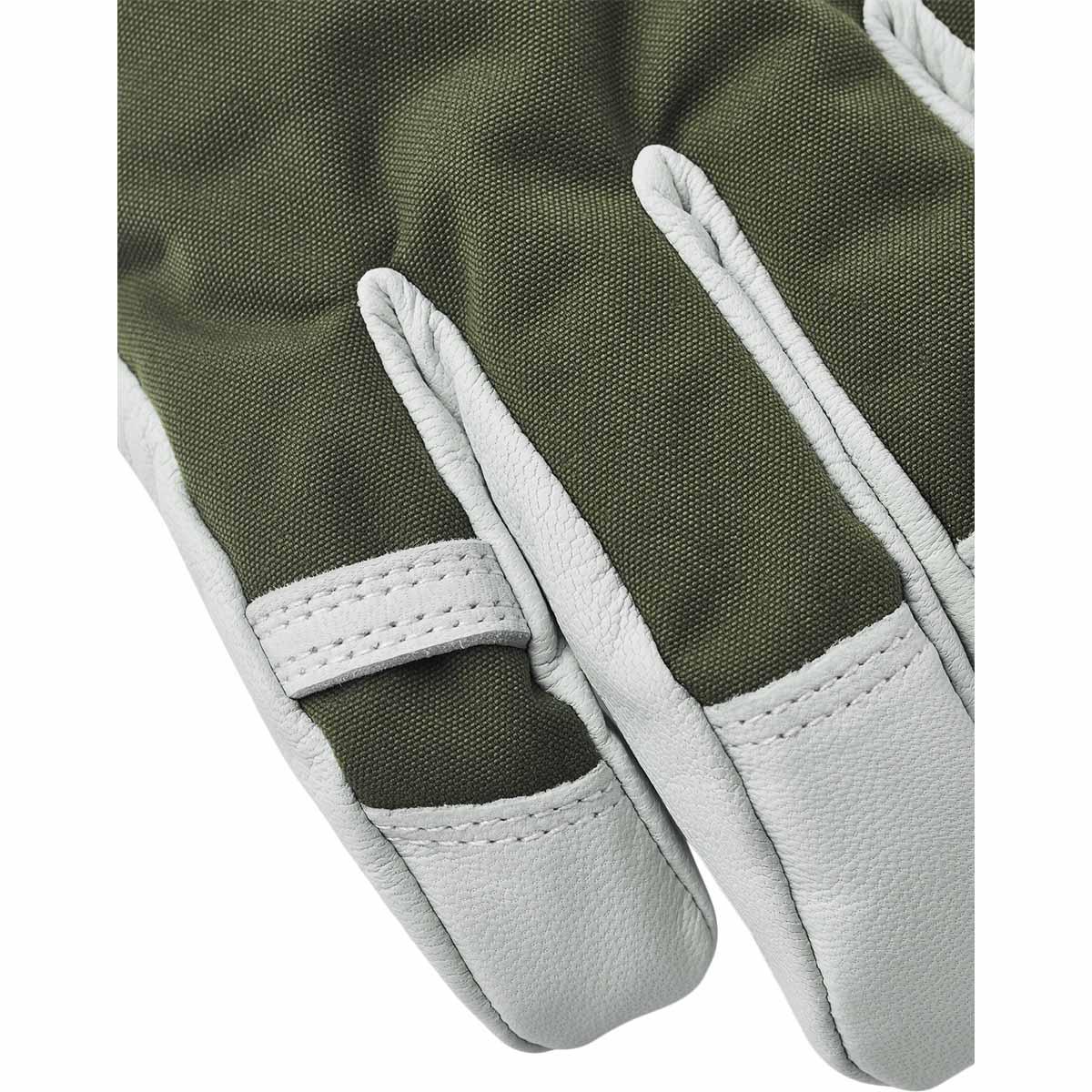 Hestra Army Leather Heli Skihansker Herre Oliv