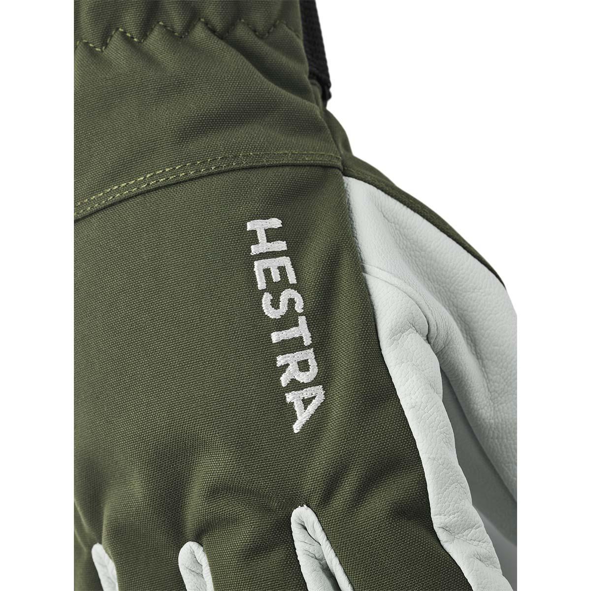 Hestra Army Leather Heli Skihansker Herre Oliv