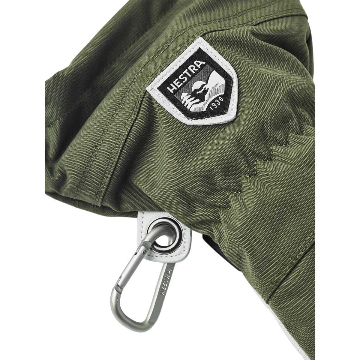 Hestra Army Leather Heli Skihansker Herre Oliv