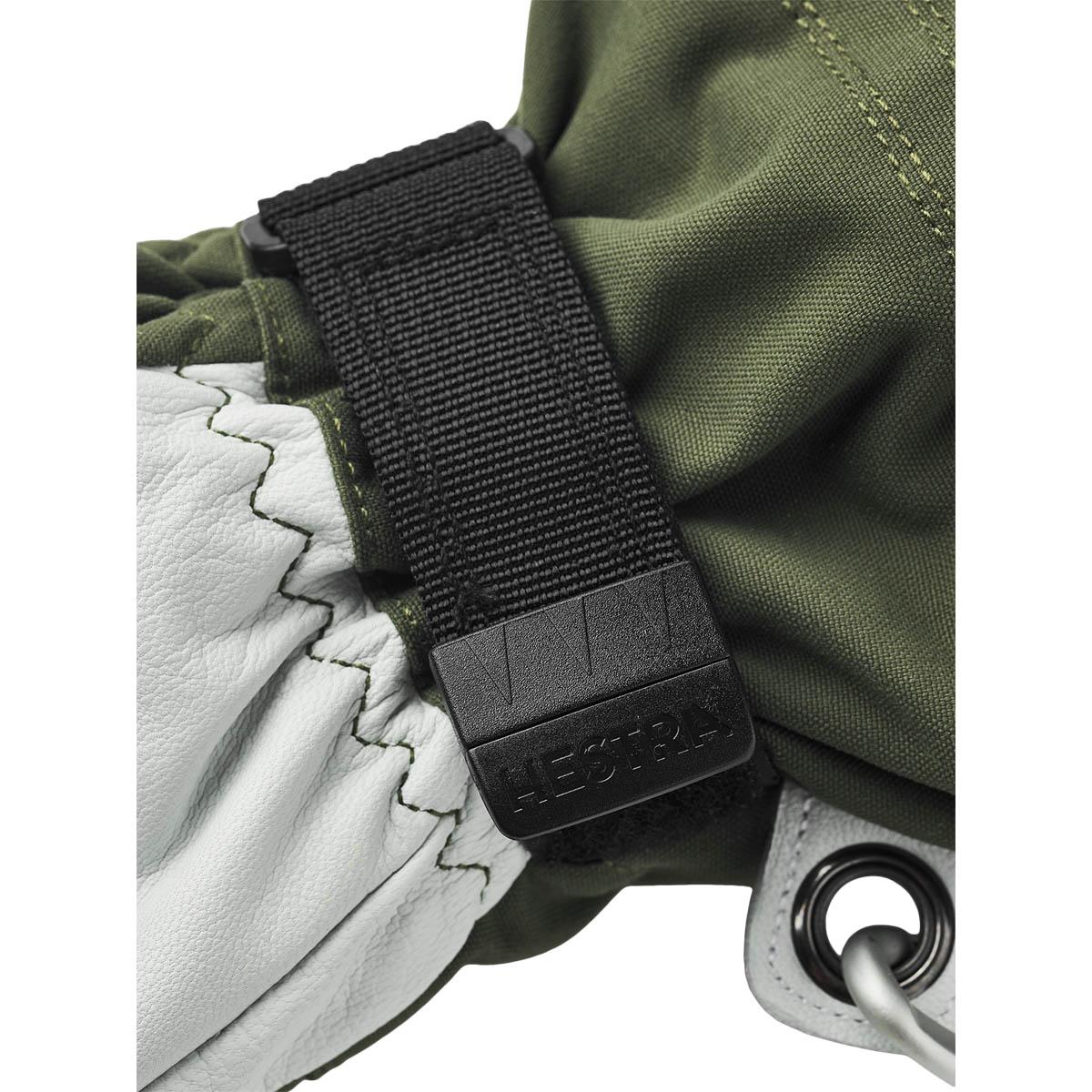 Hestra Army Leather Heli Skihansker Herre Oliv