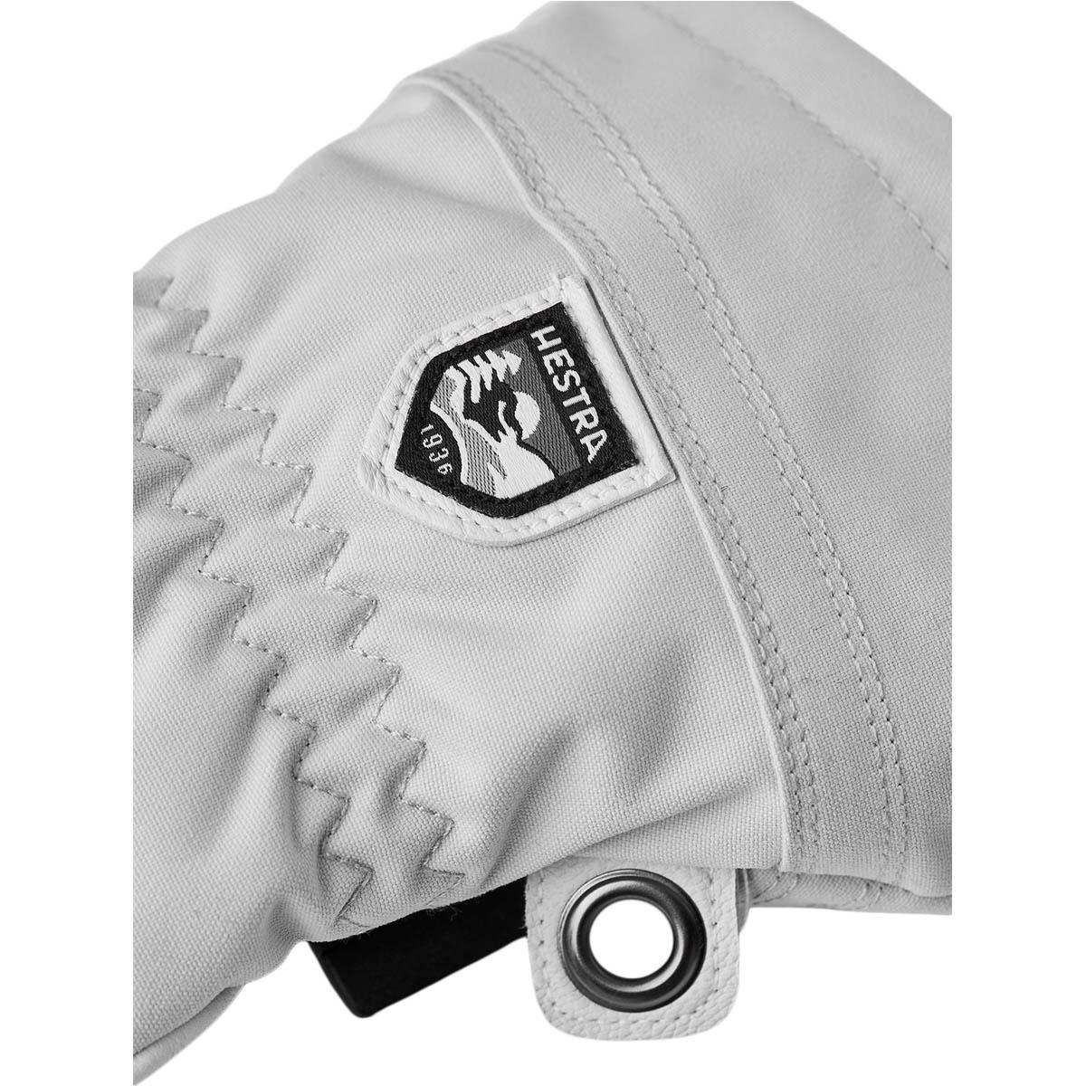 Hestra Heli 3-Finger Skihansker Dame Grey/Offwhite
