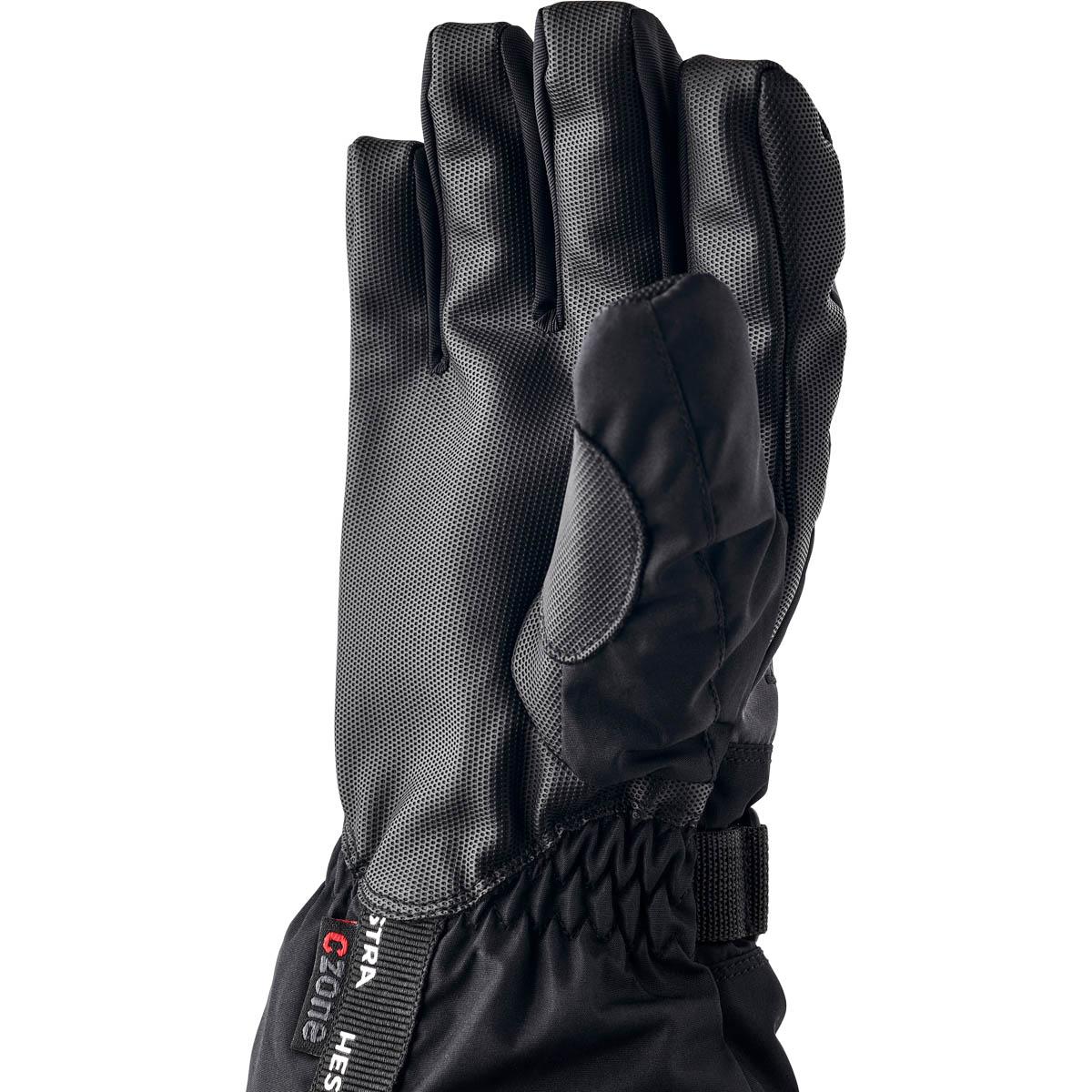 Hestra Gauntlet CZone Skihandsker Børn Black/Grey