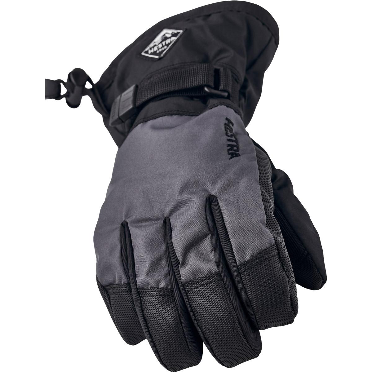 Hestra Gauntlet CZone Skihandsker Børn Black/Grey