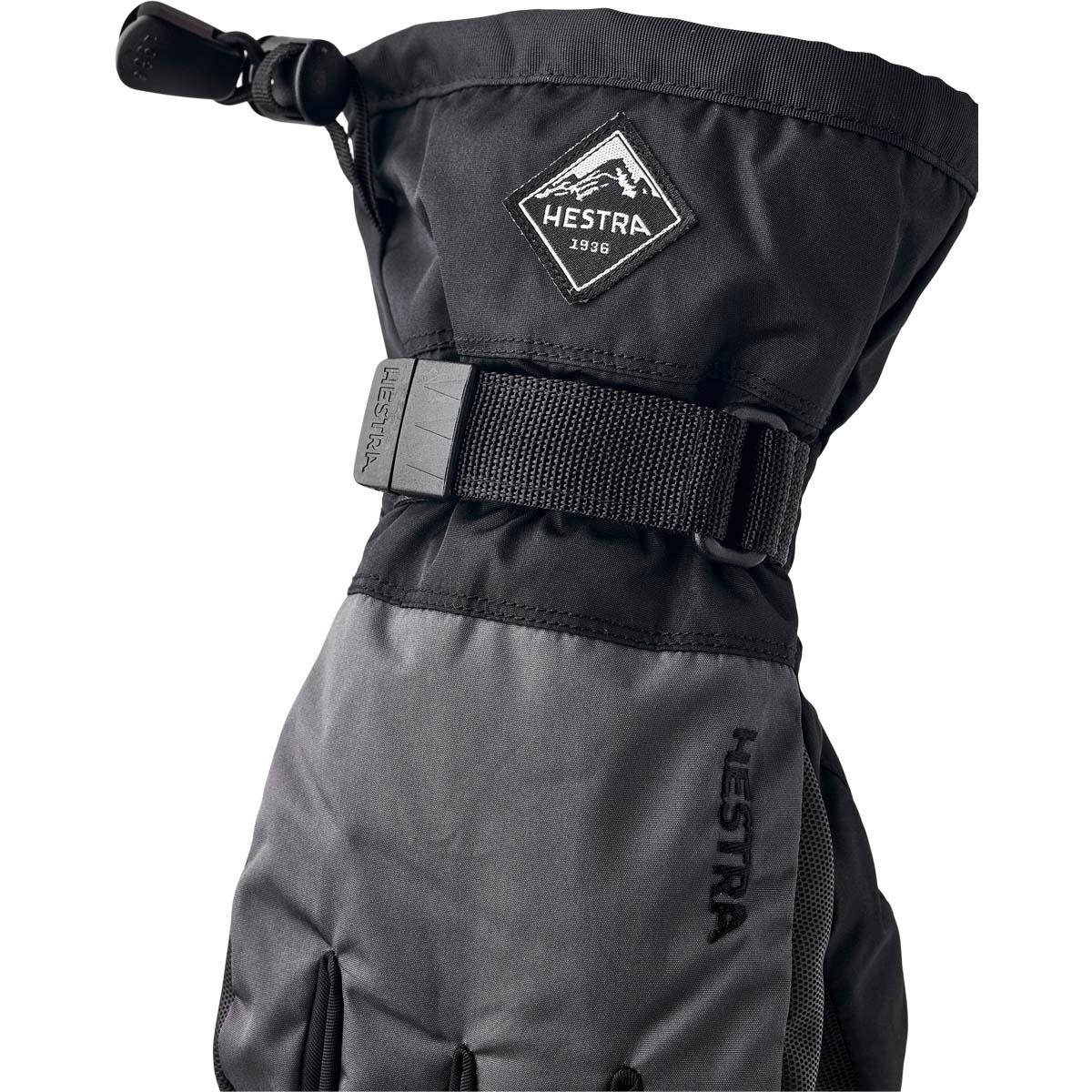 Hestra Gauntlet CZone Skihandsker Børn Black/Grey