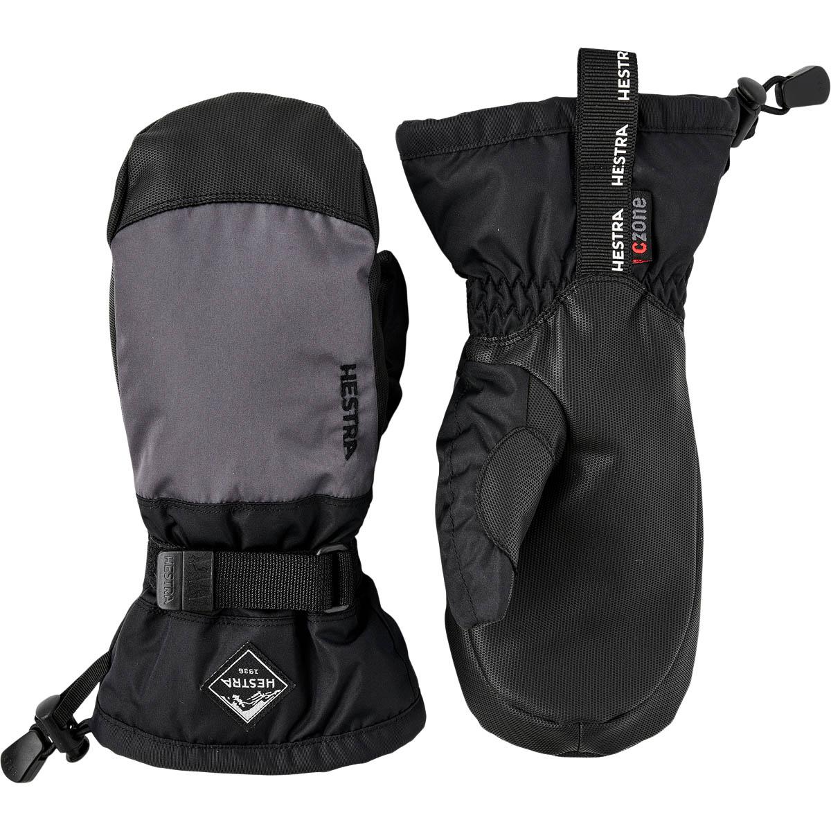 Hestra Gauntlet CZone Skivotter Barn Black/Grey