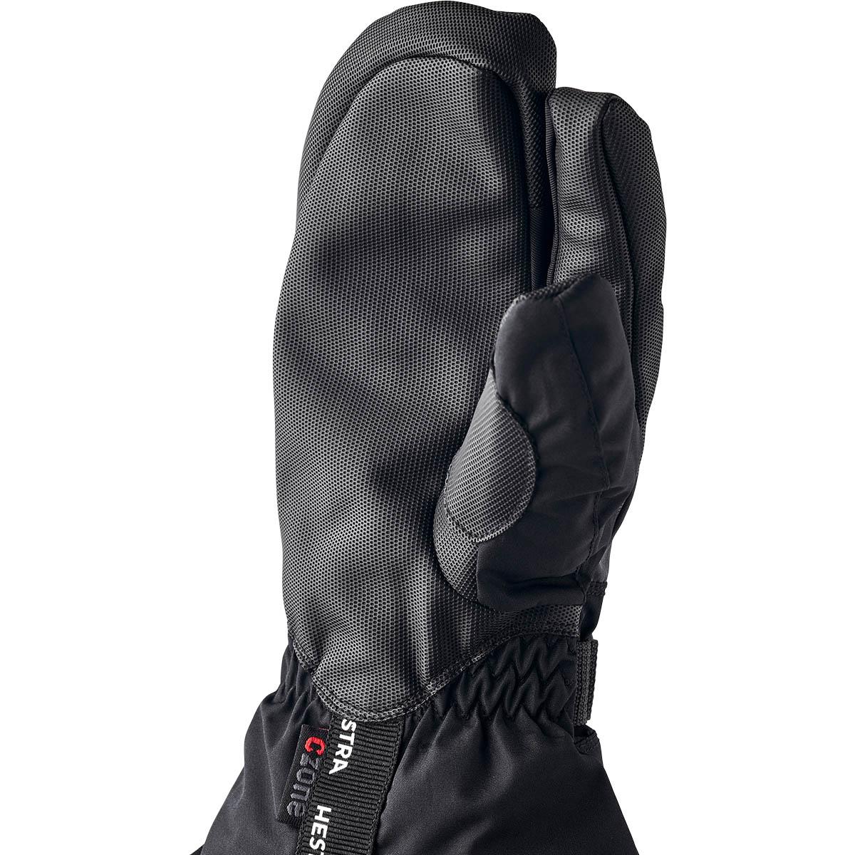 Hestra Gauntlet CZone 3-Finger Skihandsker Børn Black/Grey