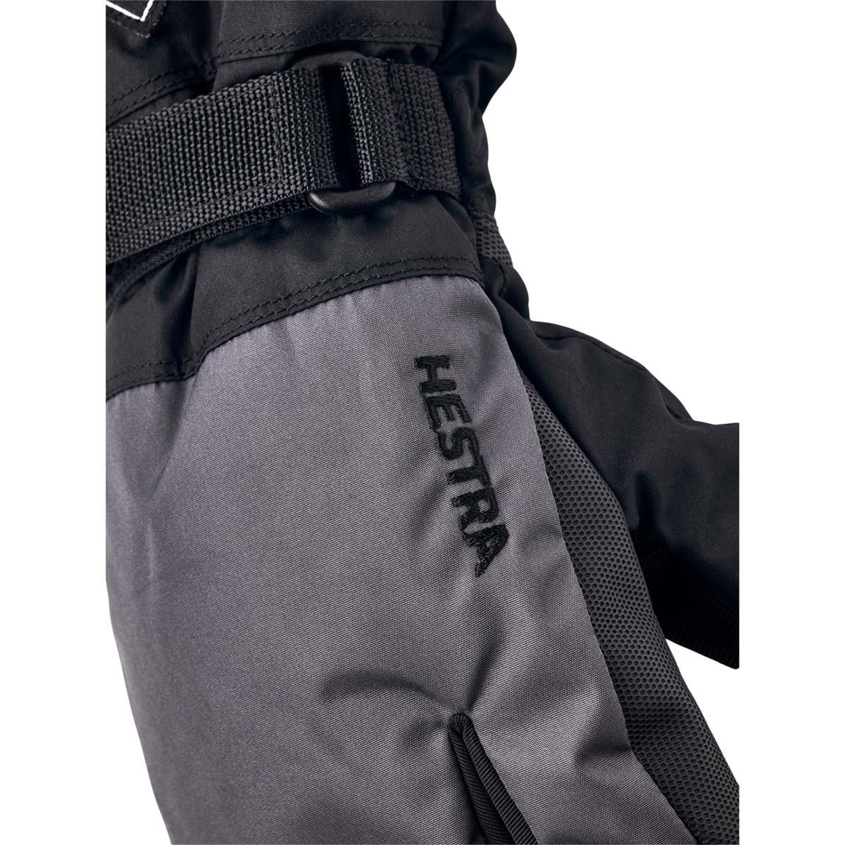 Hestra Gauntlet CZone 3-Finger Skihandsker Børn Black/Grey