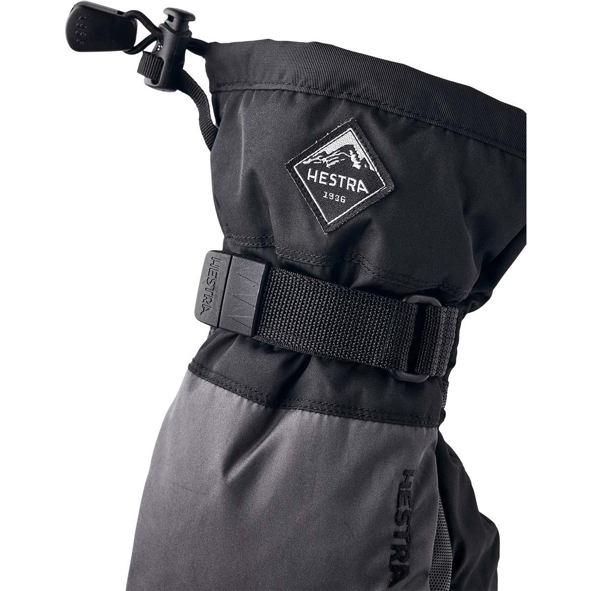 Hestra Gauntlet CZone 3-Finger Skihandsker Børn Black/Grey