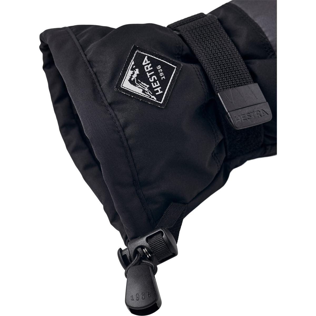 Hestra Gauntlet CZone 3-Finger Skihandsker Børn Black/Grey