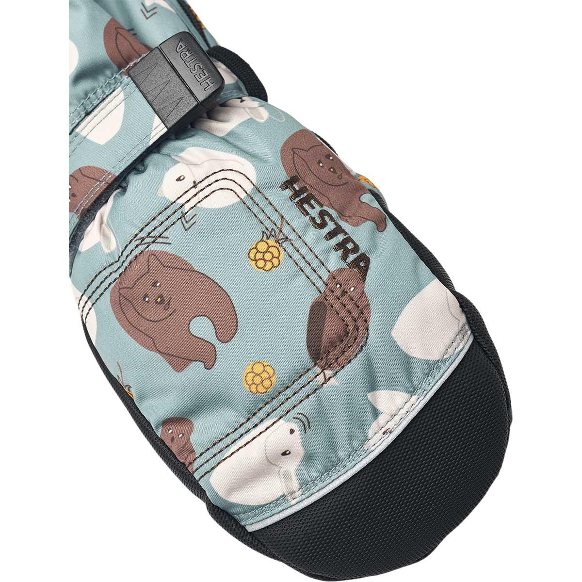 Hestra Baby Zip Long Skivotter Barn Sea blue Print