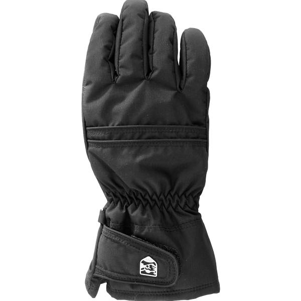 Hestra Primaloft Leather Skihansker Dame SVART/SVART