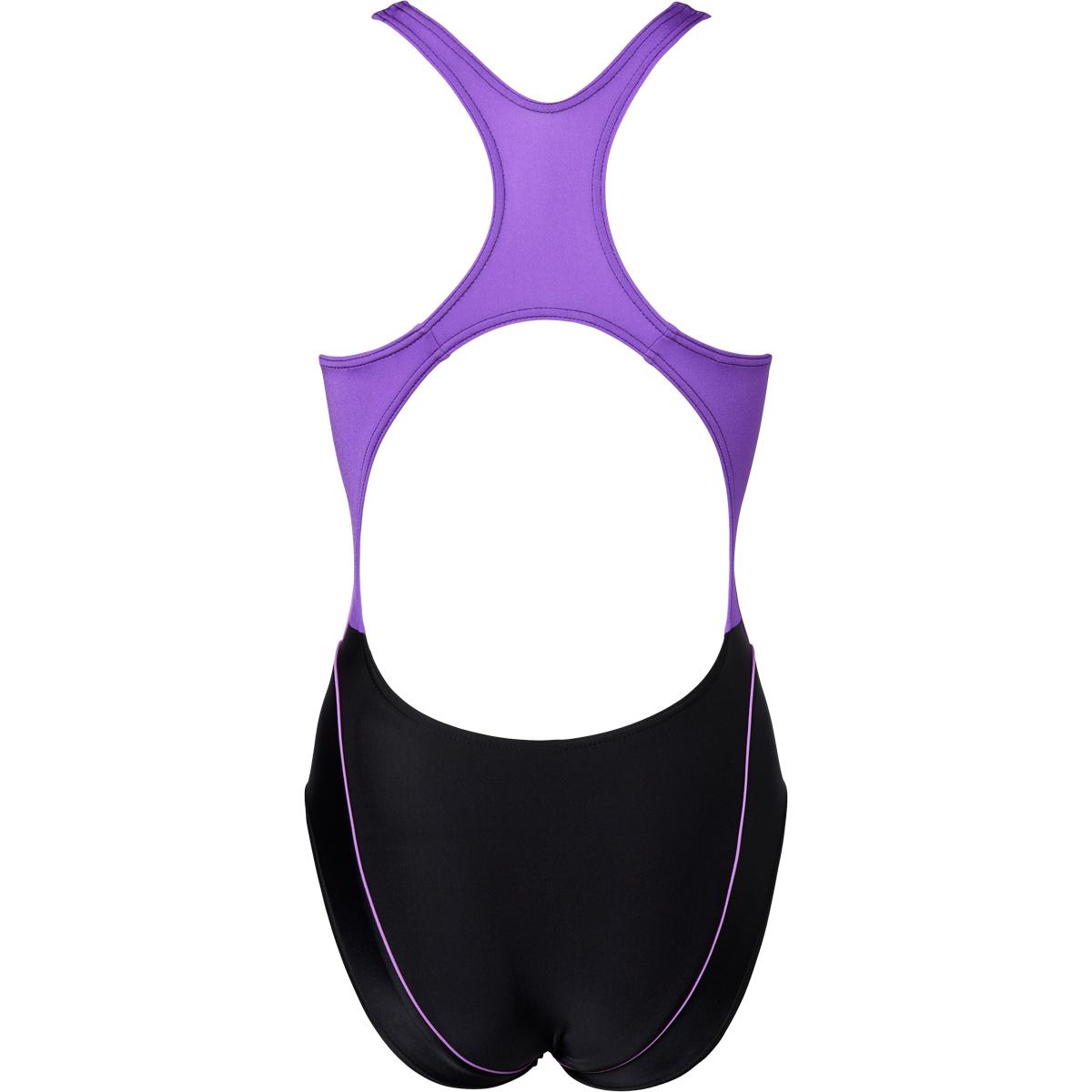 Lykke R Racerback Badedragt Børn Black, purple v/piping
