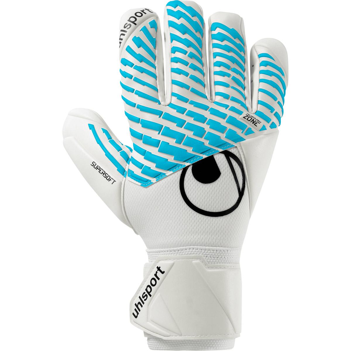 Uhlsport FM Cybertec Supersoft HN Målmandshandsker White/Blue