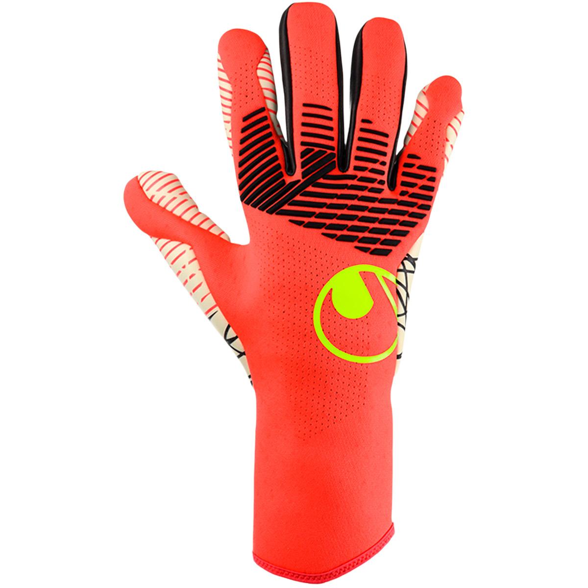 Uhlsport Fangmaschine Ultragrip ZNE HN Målmandshandsker fluo red/white/fluo yello