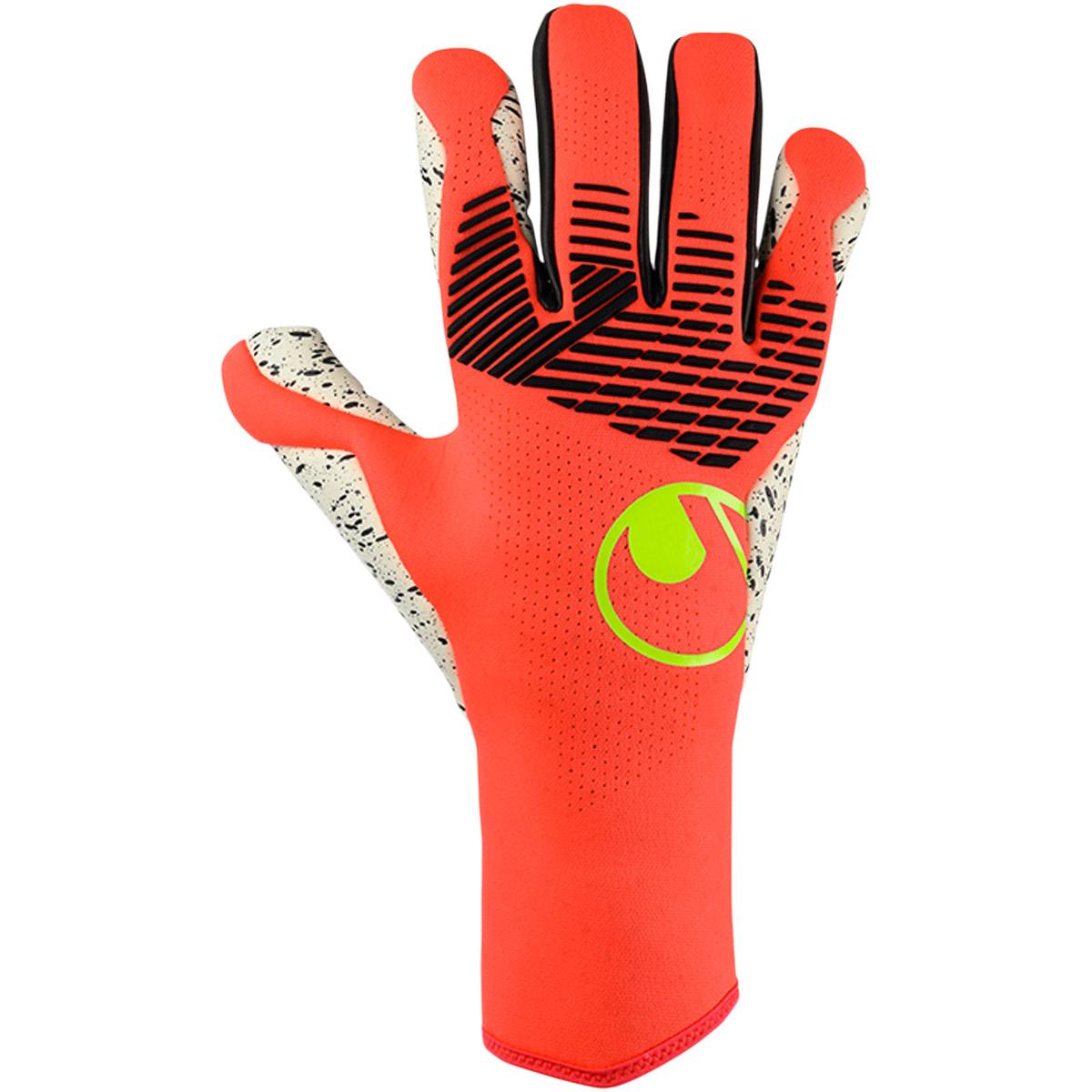 Uhlsport Fangmaschine Supergrip+ HN Målmandshandsker fluo red/white/fluo yello