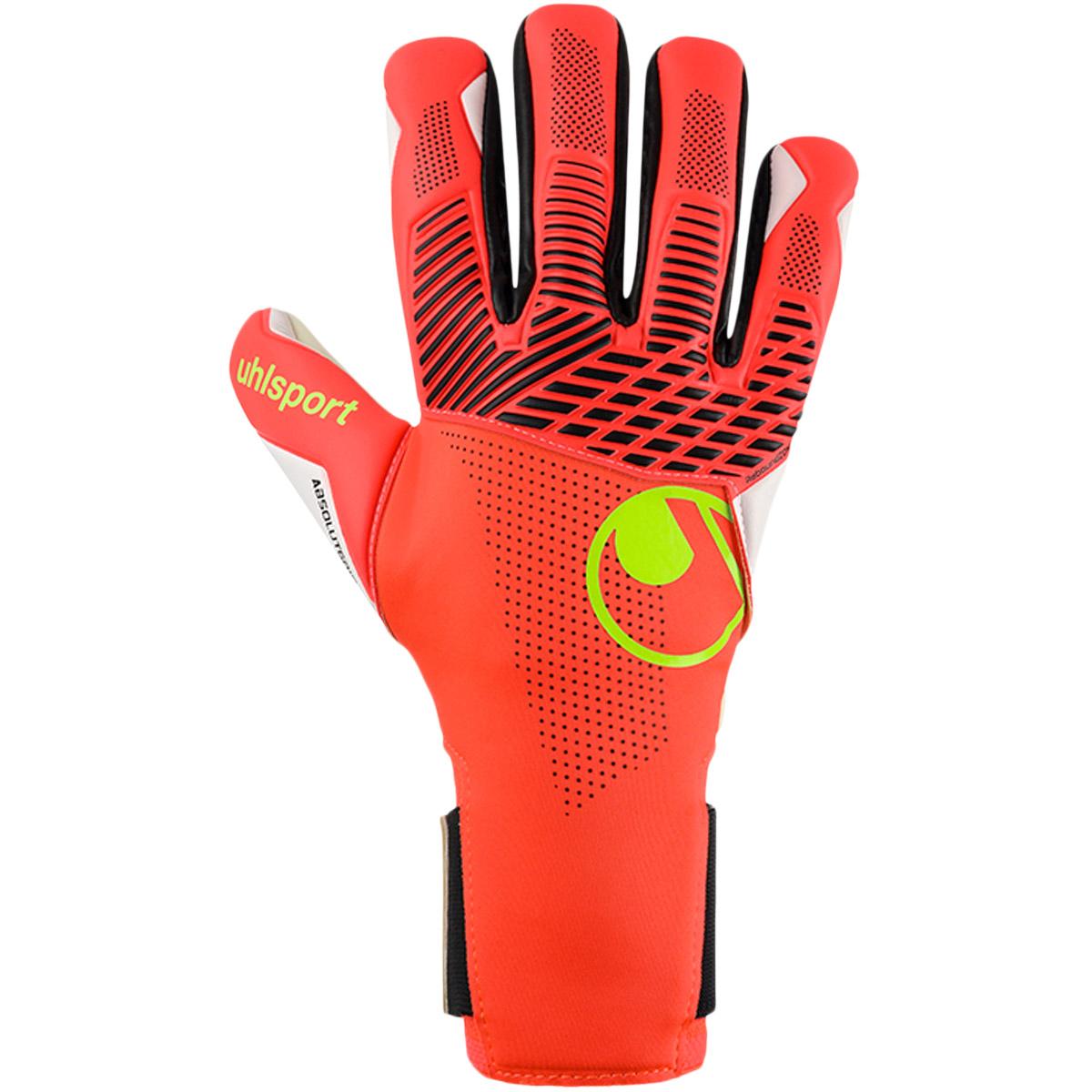 Uhlsport Fangmaschine Absolutgrip HN Målmandshandsker fluo red/white/fluo yello