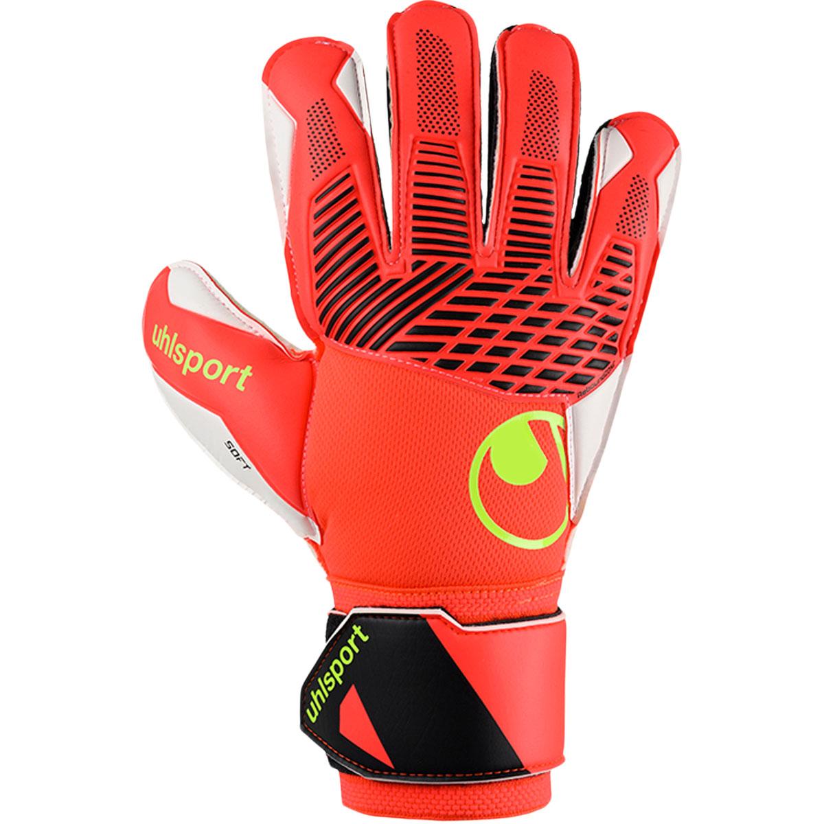 Uhlsport Fangmaschine Soft Pro Målmandshandsker fluo red/white/fluo yello