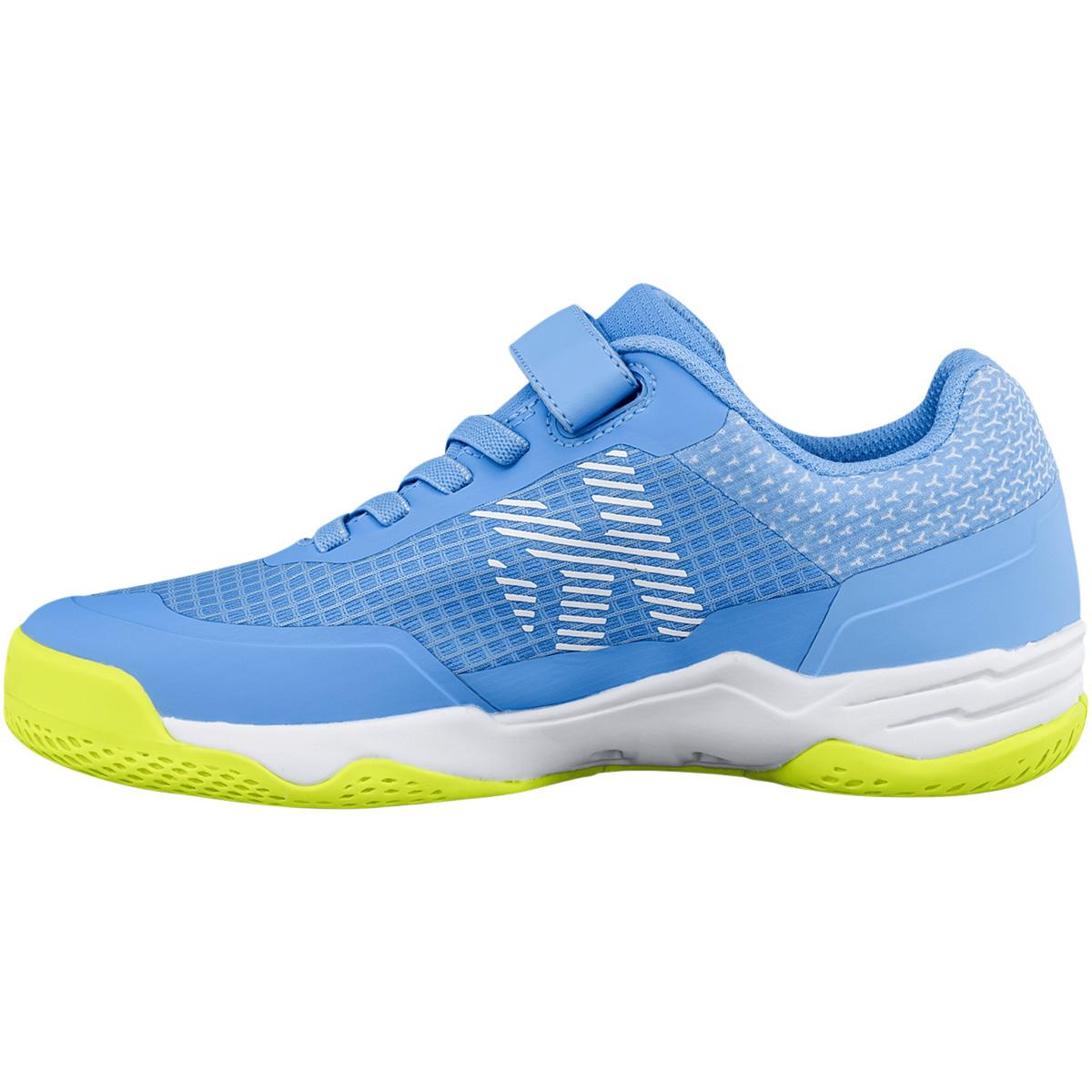 Kempa Wing 3.0 Borrelås Håndballsko Barn blue/white/lime green