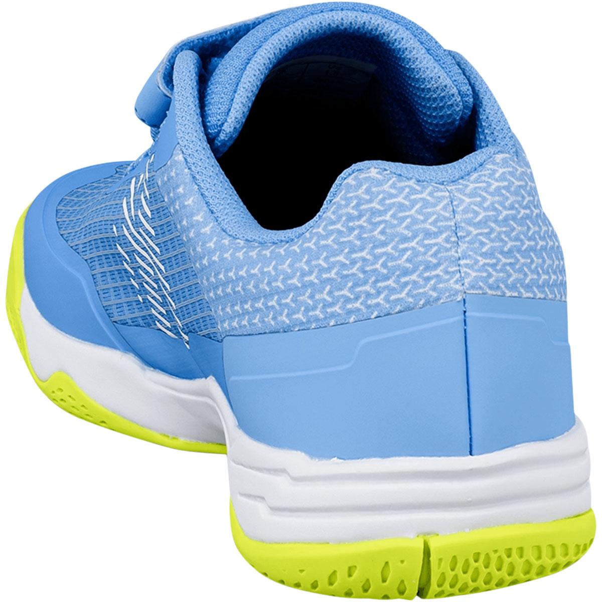 Kempa Wing 3.0 Borrelås Håndballsko Barn blue/white/lime green