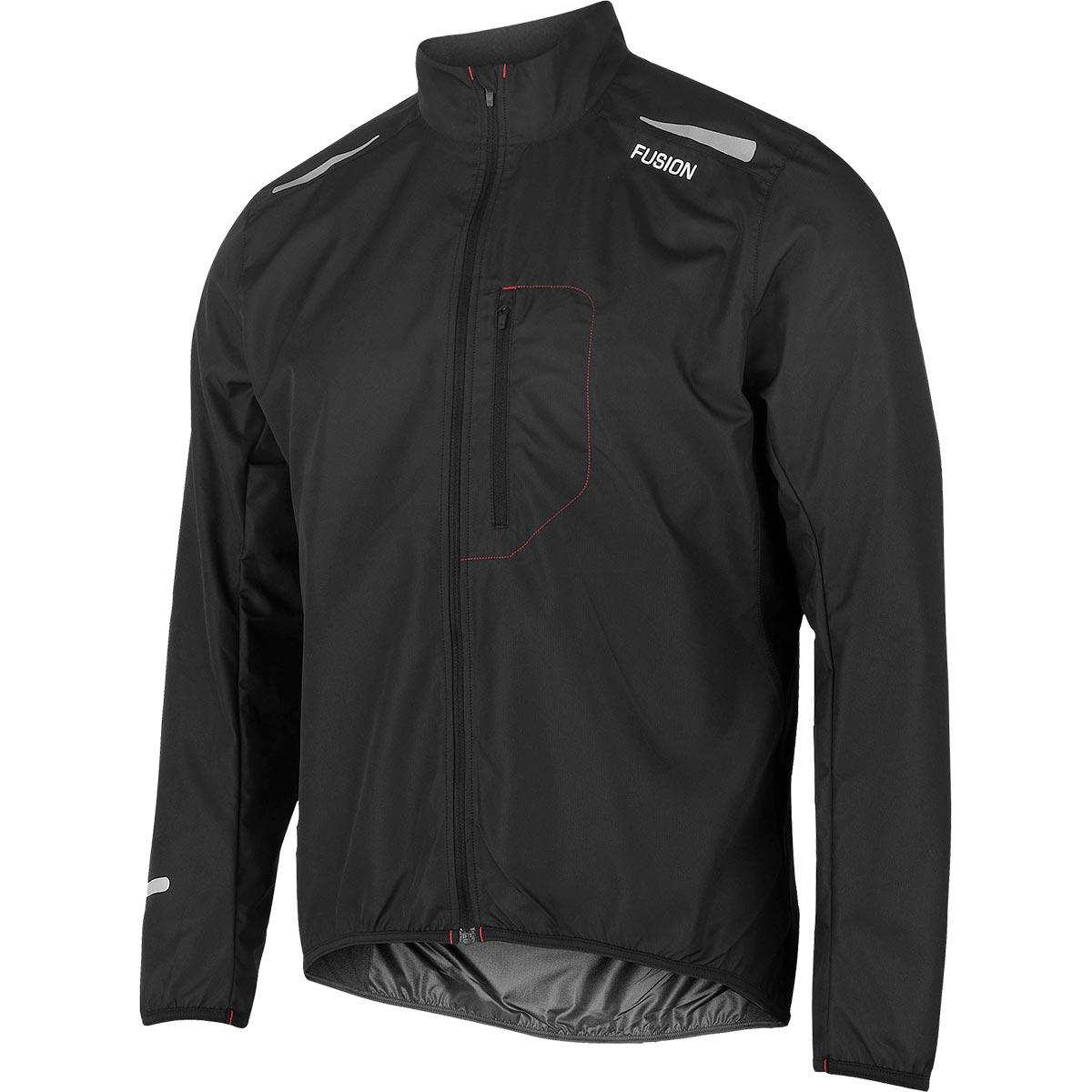 FUSION S1 Løbejakke Herre BLACK
