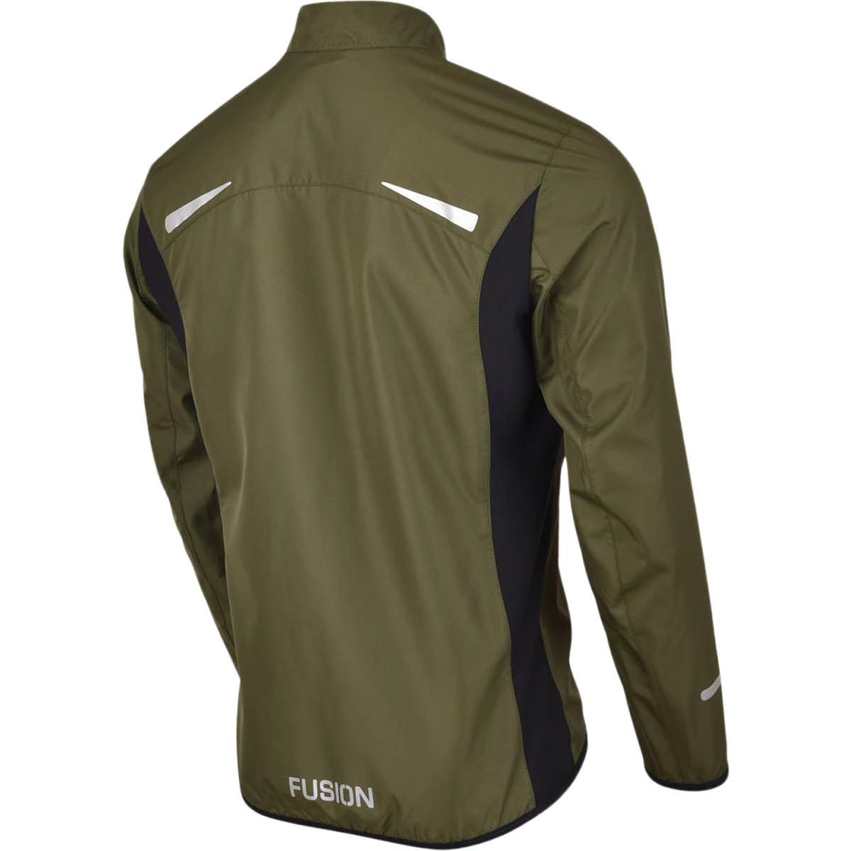 FUSION S1 Løbejakke Herre Green