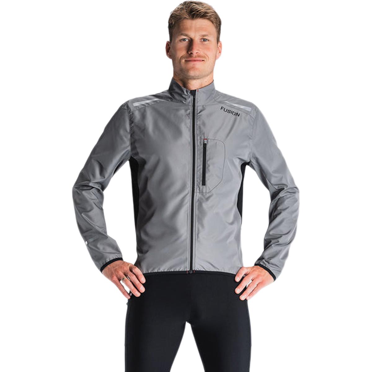 FUSION S1 Løbejakke Herre Grey