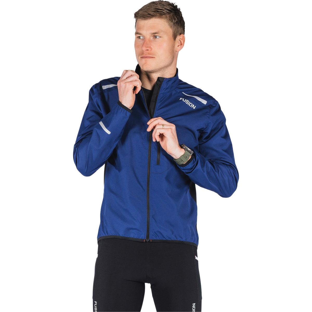 FUSION S1 Løbejakke Herre Night Blue