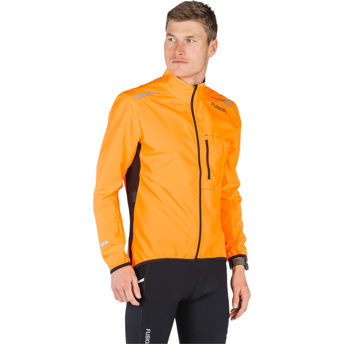 FUSION S1 Løbejakke Herre Orange