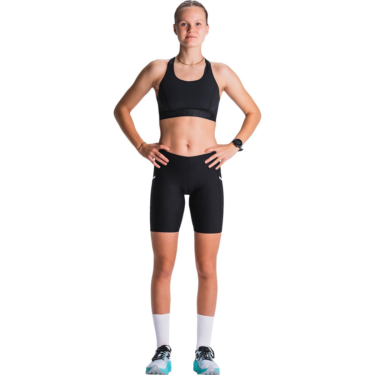 FUSION C3 Korte Løbetights Unisex SuperBlack